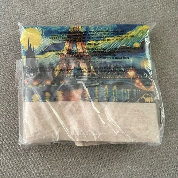 Paris Starry Night Canvas Tote - Picture 3 of 5